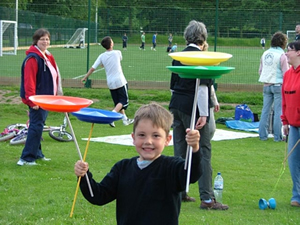 Plate spinning is a very enjoyable activity (especially for little kiddies!)